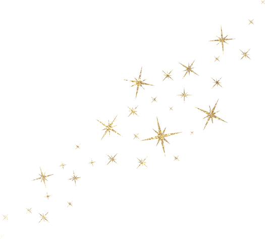 Glitter Gold Star